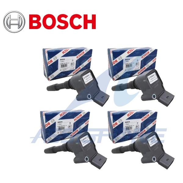 BOSCH製 VW ゴルフ7 5G ゴルフ8 ポロ AW 6R パサート 3C ティグアン 5N ザ・ビートル 16C アルテオン 3H イグニッションコイル 4本