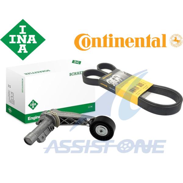 INA製 CONTINENTAL製 BMW MINI R55 R56 R57 R58 R59 R60 R61 ファンベルト テンショナー 2点セット 11287604014 11287571015