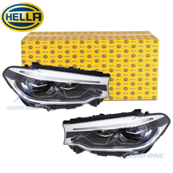 HELLA製 純正OEM BMW 5シリーズ G30 G31 F90 M5 LED ヘッドライト ヘッドランプ ライト ランプ 左右  63117214963 