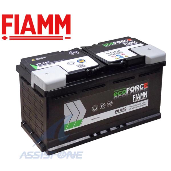 FIAMM製 95Ah AGMバッテリー AGM-L5 850CCA L5 LN5 AGM バッテリー 外車 欧州 車 ジャガー ランドローバー オペル ルノー ボルボ