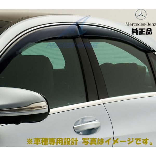 純正品 ベンツ Sクラス W223 ショートボディ用 サイドバイザー ドア