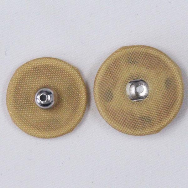 ボタン くるみスナップボタン 8mm 242 カラシ Ni / 6セット NO.1508