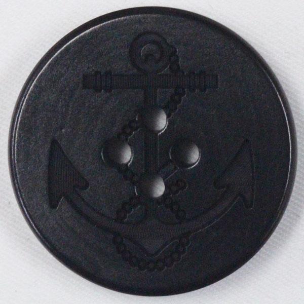 ボタン 手芸 通販  NUT990-8（茶） 24mm / （アンカー・イカリ）天然素材　・　ナットボタン