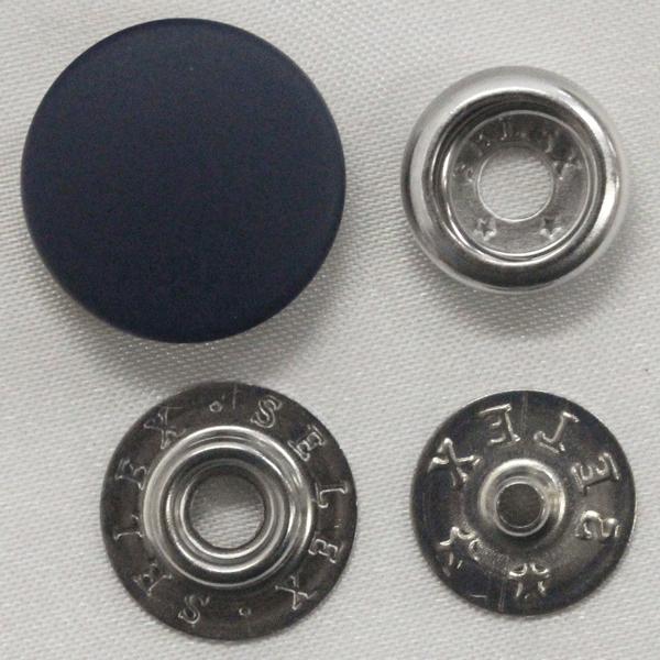 ボタン ドットボタン 7301 SELEX 15mm 5セット入 ジャンパーホック 紺
