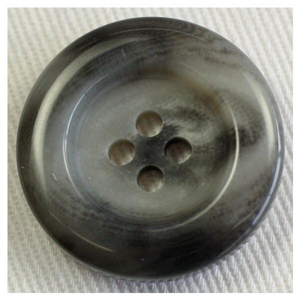 スコッチボタン(水牛調・プラスチック) 18mm UNICORN777-04(うすグレー) 1個入 (スーツ・ジャケット向)ボタン 手芸 通販