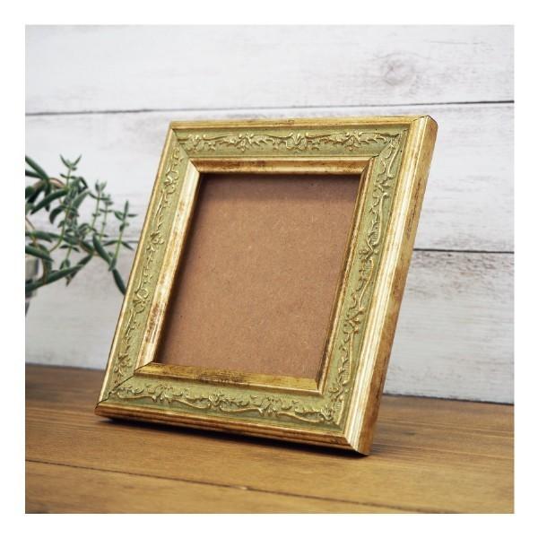 インテリアの額 Amazon | FUJICOLOR 額縁 肖像額 [ 無反射ガラス ] L 木製