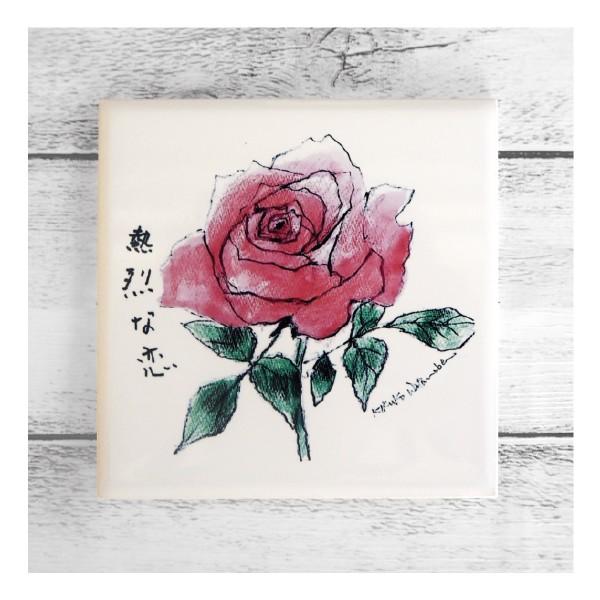 薔薇の壁掛けアート　A72 薔薇の壁掛けアートA72