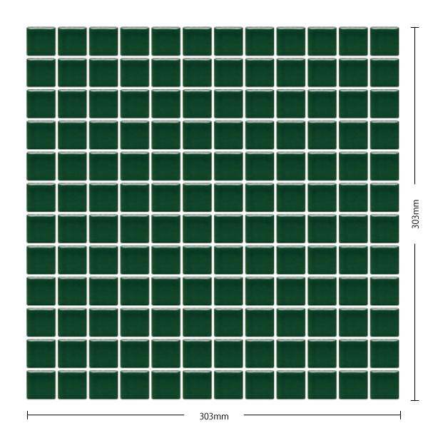 モザイクアート風の鏡細工 名古屋モザイク / アートモザイク施釉22.5角 Art Mosaic 22.5角