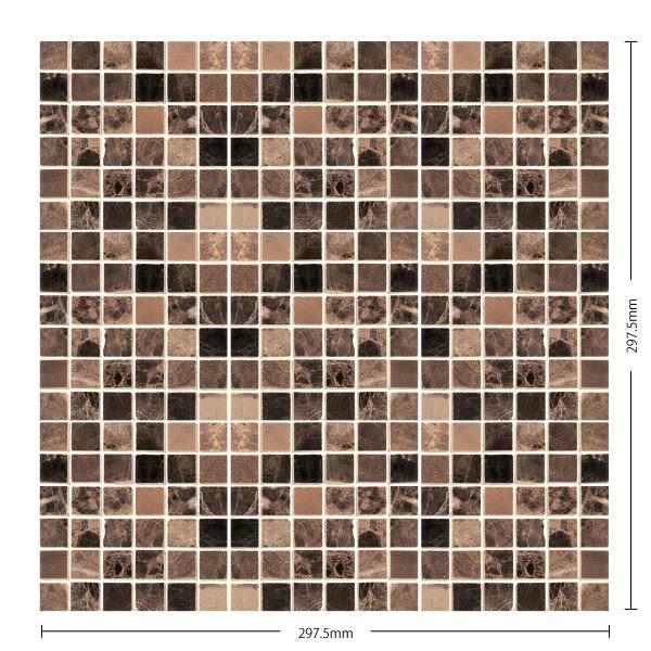名古屋モザイク / 大理石モザイク Mable Mosaic 15角裏ネット 