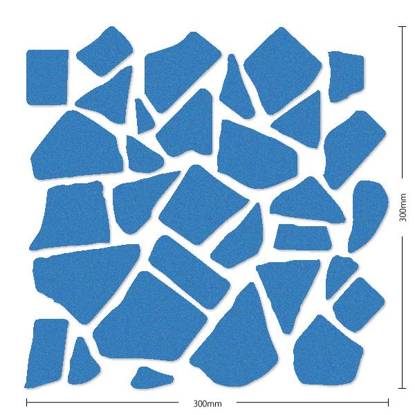 名古屋モザイク / クラッシュタイル Crush Tile 乱形紙貼り(施釉