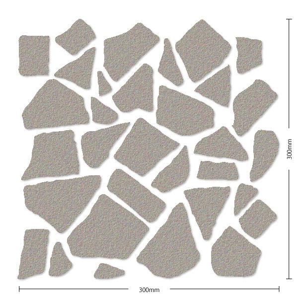 【takuページ】クラッシュタイルセット 名古屋モザイク / クラッシュタイル Crush Tile 乱形紙貼り(無釉) 17