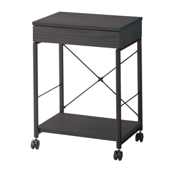 デスクワゴン 収納 キャスター付 テーブル ブラック 黒 おしゃれ 北欧 デスク用ワゴン サイドテーブル ワゴン End 330bk 東谷 End 330bk Astas Online Shop 通販 Yahoo ショッピング