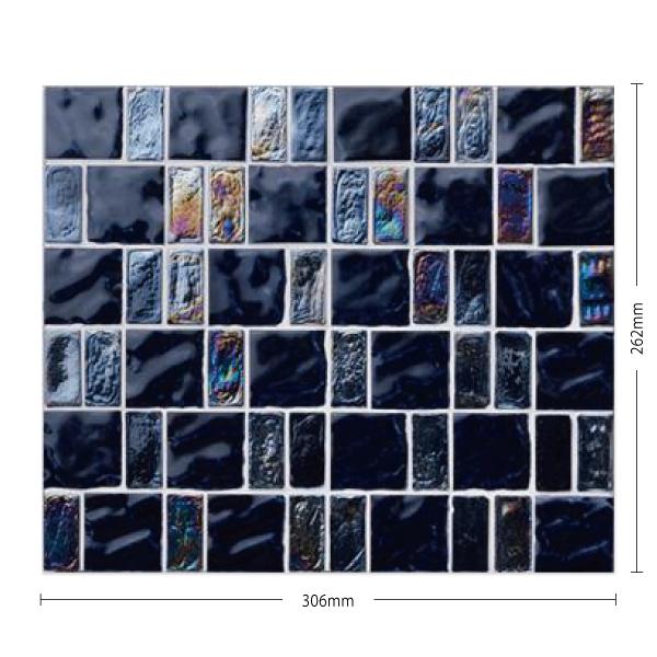 KYタイル / グライル ガラス+タイルユニット 20シート入 GL/S-04 内装