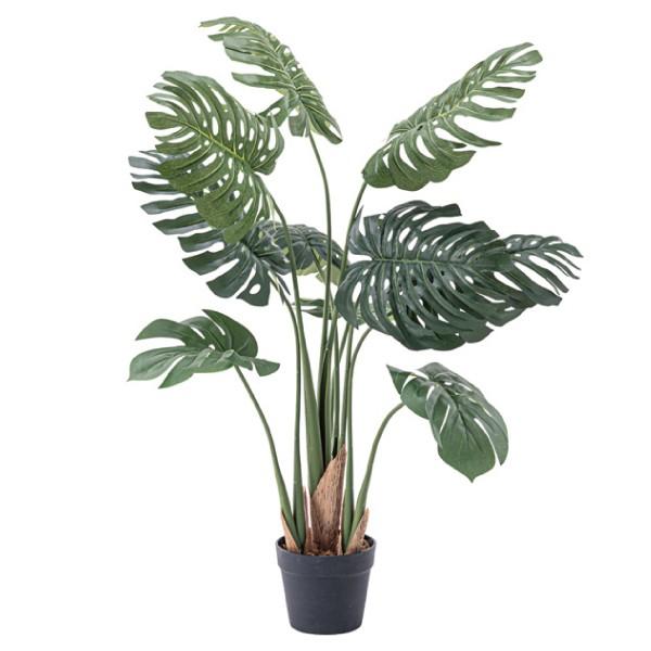 フェイクグリーン モンステラ 観葉植物 インテリア 植木 Grn 11 東谷 Sansel Net