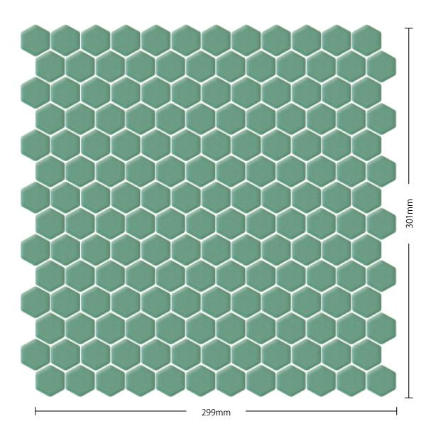 名古屋モザイク / ヘキサゴン Hexagon 22六角形紙貼り プレーン