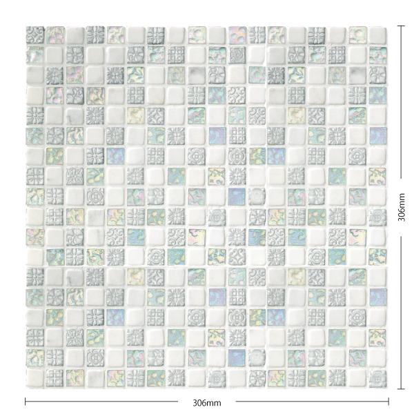 名古屋モザイク / パヴェモザイク Pave Mosaic 15角裏ネット貼り