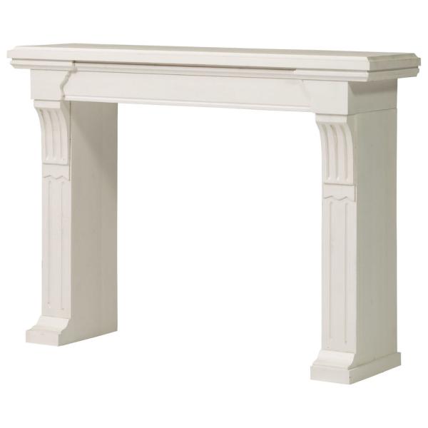 マントルピースにホワイトカラーが登場。細部までこだわった装飾がエレガントな空間を演出します。■サイズ：幅100×奥行26×高さ73(cm)■カラー：ホワイト■素材：天然木(杉) 水性ラッカー塗装■備考：組立式 個体差あり■原産地：中国【注意...