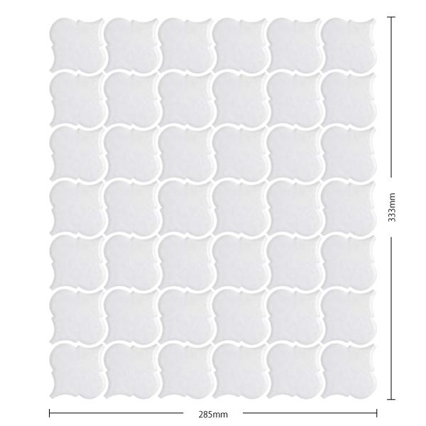 名古屋モザイク / コラベル Corabel 64×56異形紙貼り Bパターン 施釉  