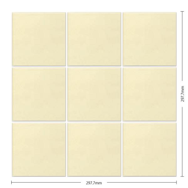 KYタイル / マット100 100角平セット張り クリーム 20シート入 P10/S  