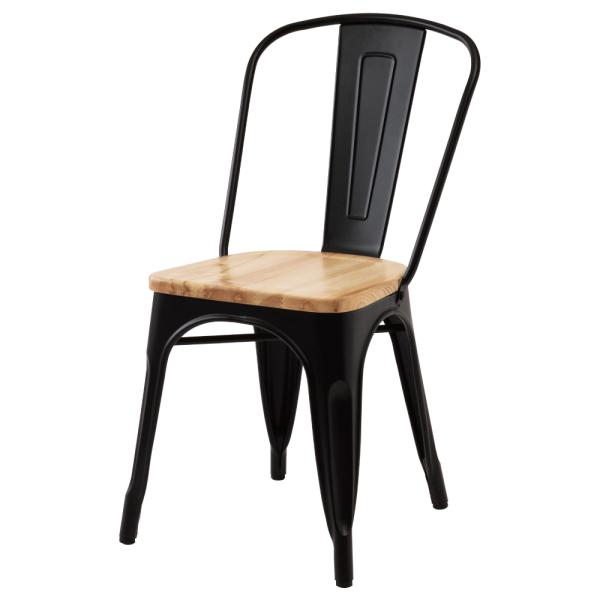 チェア 椅子 ブラック 黒色 おしゃれ 北欧 1人用 一人掛 木製 天然木