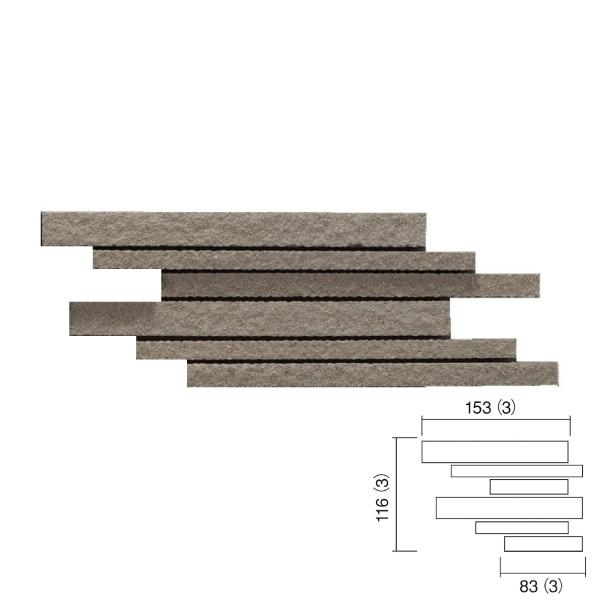 名古屋モザイク / クロスボーダー Cross Border 出隅用裏面樹脂貼り(左