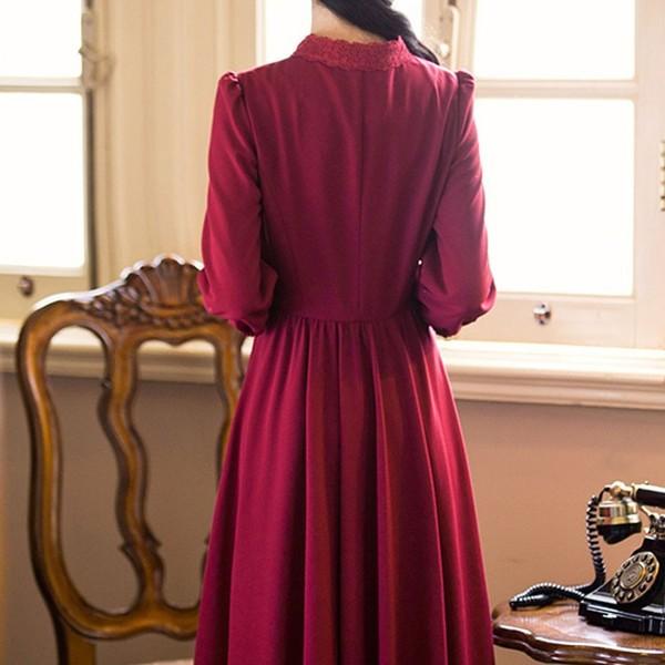 送料無料レトロワンピース送料無料お嬢様ワンピロングハイウエストフレアワンピースaラインワンピース復古系ワンピース無地結婚式 Buyee 日本代购平台 产品购物网站大全 Buyee一站式代购 Bot Online