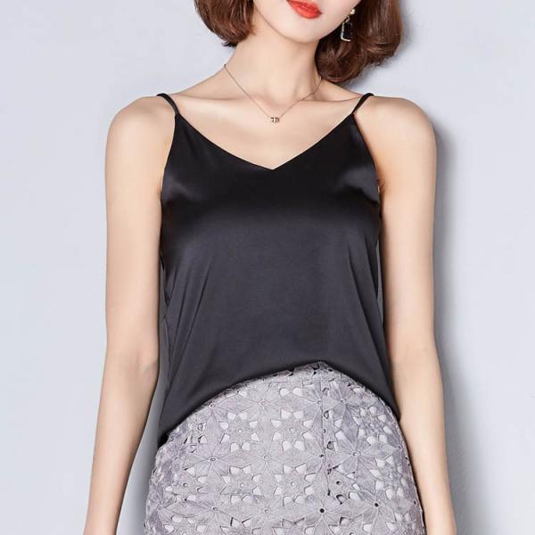 送料無料キャミソール 夏服 レディースインナー キャミ シフォンキャミソール トップス インナー セクシー 光沢 Vネック 夏物 夏 シンプル 無地 Buyee Buyee 일본 통신 판매 상품 옥션의 대리 입찰 대리 구매 서비스