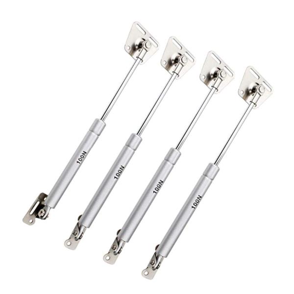ガススプリング 4本 送料無料 ガスダンパー スプリング ステー メタル製 油圧 DIY インテリア 家具 扉 取替 食器棚 吊り戸棚 建築 金具 取替え 補修 修理 金属製