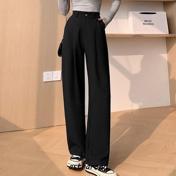 スラックス レディース パンツ 秋 タックパンツ ハイウエストパンツ 大きいサイズ展開 シワにくい オフィスカジュアル セミワイドパンツ 仕事 きれいめ 大人通勤