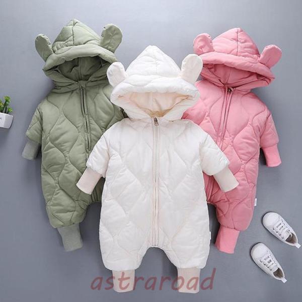 [Release date: September 29, 2024]■ 品名：ベビー用中綿コート■ 表地：コットン■ 充填物：ポリエステル■ 裏地：ベルボア■ カラー：全3色■ サイズ：66-90 ■ 産地：中国ベビー ロンパース 子どもダ...