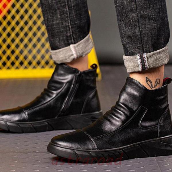 鋼先芯 つま先保護 セーフティーシューズ メンズ 安全靴 作業靴 ワーク