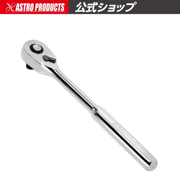 ■商品仕様：・本体全長：180mm・本体重量：216g・差込角：3/8DR（9.5mm）・ギア数：108T・材質：クロムバナジウム・機能：プッシュリリース■商品説明：スタンダードな形状ながら108枚ギアを採用したラチェットハンドルです。従来...