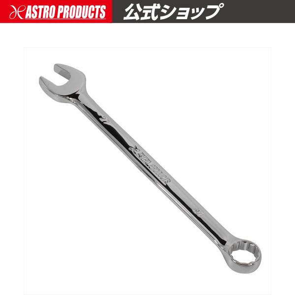 ■商品説明：オープンエンドとメガネのコンビネーションレンチです。メガネレンチは、ボルトナットに差し込みやすく作業性の良い12角形状で、15°の角度が付いています。1本で、仮止め作業、増し締めや本締め作業が可能です。■商品仕様：・サイズ：27...