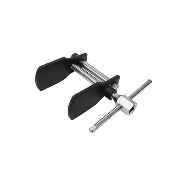 ■商品説明：ディスクブレーキパッド交換時などに、ピストンを押し戻すために使用する工具です。シングル、並列、対向2ピストンに対応します。付属のハンドルだけでなく、1/2DR(12.7mm)ラチェットハンドルや21mmのレンチ、ソケットを使って...