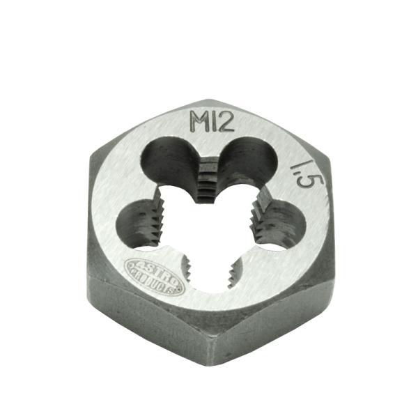 ■商品仕様：・対応ネジサイズ：M12×P1.5・六角二面幅：25.4mm・重量：23g●ここがポイント！・レンチで使える、六角形状！■商品説明：ボルトのナメたネジ山を修正するダイスです。六角形状なのでダイスホルダーがなくても、レンチなどで回...