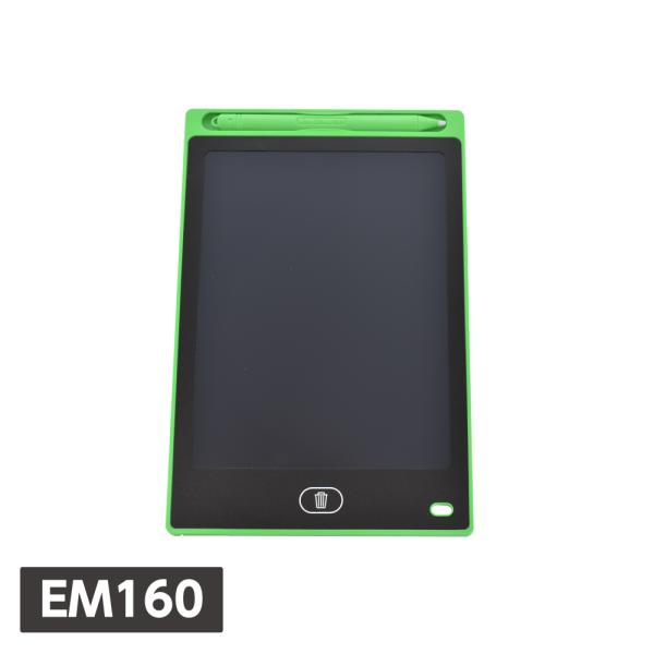 ■商品説明：書いて消すが何度もできる電子メモパッドです。メモ帳感覚で手軽に書いて、ボタンを押すと絵や文字が消去されるので、使い捨てのメモ帳の代わりに役立ちます。書いた内容を消したくないときは、裏のロックスイッチで消去できなくなります。筆圧で...