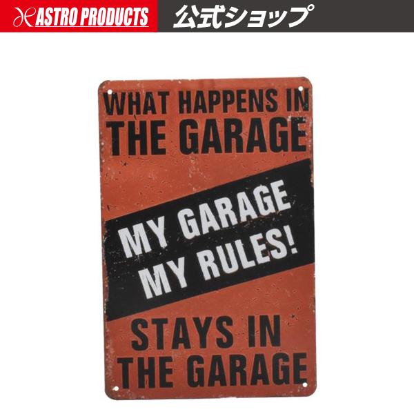 ■商品説明：・ヴィンテージ風のサインボードです。・ご自宅のガレージに、店舗に、またプレゼントにもおすすめです。・四角にはそれぞれ丸穴が開いており、釘、ピンで簡単に留めることが可能です。■商品仕様：・本体サイズ：W200×H300×t2mm・...
