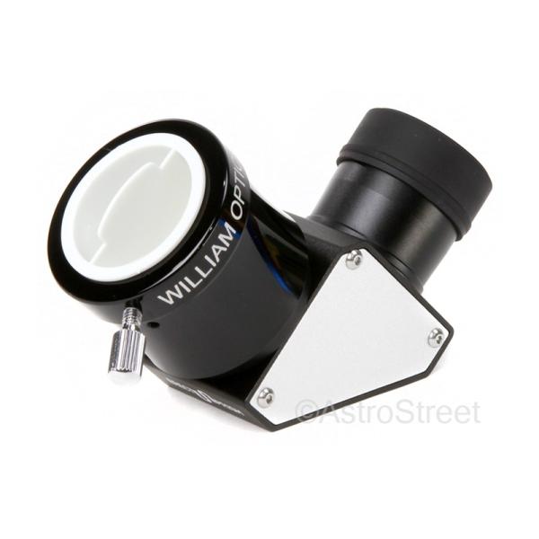 ウイリアムオプティクス社のハイエンド　90°正立プリズム 31.7mm径接眼側に回転ヘリコイド機構があり、アノダイズ処理アルミ製のとても高級感のある作りでです。最良質なマルチコーティングを施したBak4大型高精度プリズムを内蔵し、大変良質な...