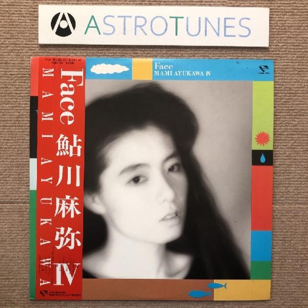 鮎川麻弥 Mami Ayukawa 1986年 LPレコード Face IV 国内盤 帯付