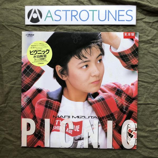 傷なし美盤 激レア プロモ盤 1987年 水谷麻里 LPレコード ピクニック