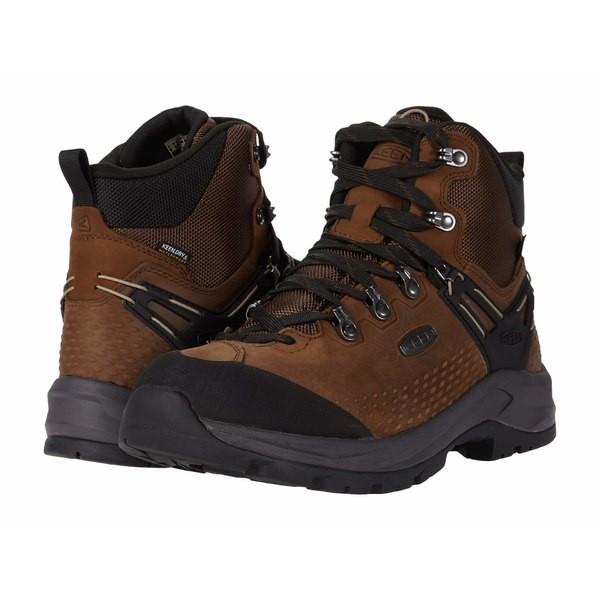 キーン ブーツ レインブーツ シューズ メンズ Wild Sky Mid Wp Dark Earth Black Apaproduction Fr