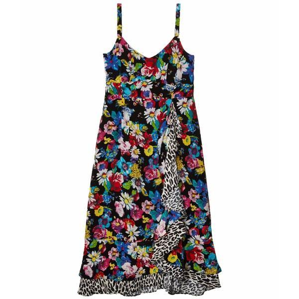 ナネットレポー ワンピース トップス レディース Flamenco Slip Dress Black Multi Sagaretxe Net
