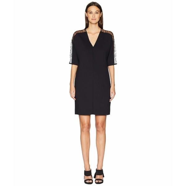 Dalacenas Lace ワンピース Short Dress エスカーダ Sleeve Short Inset Inset トップス Dress レディース 05 2gl2btoqms 0236 Asty Shop2 Black