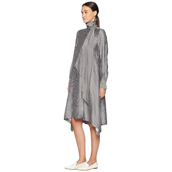 Striped ワンピース Shirtdress Silk Blue White シーバイクロエ トップス レディース Silk ワンピース Shirtdress 09 3ei1ge4i6e 41b6 Asty Shop2 超美品のの
