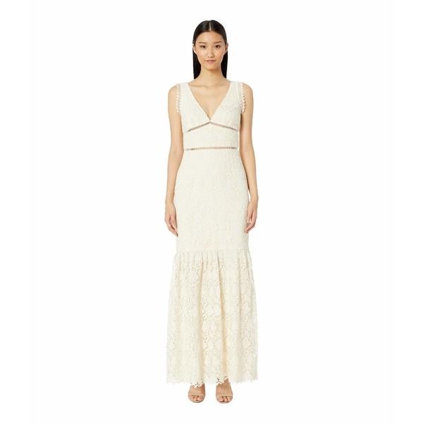Mlモニックルイラー ワンピース トップス レディース Lace Gown W Bodice Trim Ivory Winestyles Jp