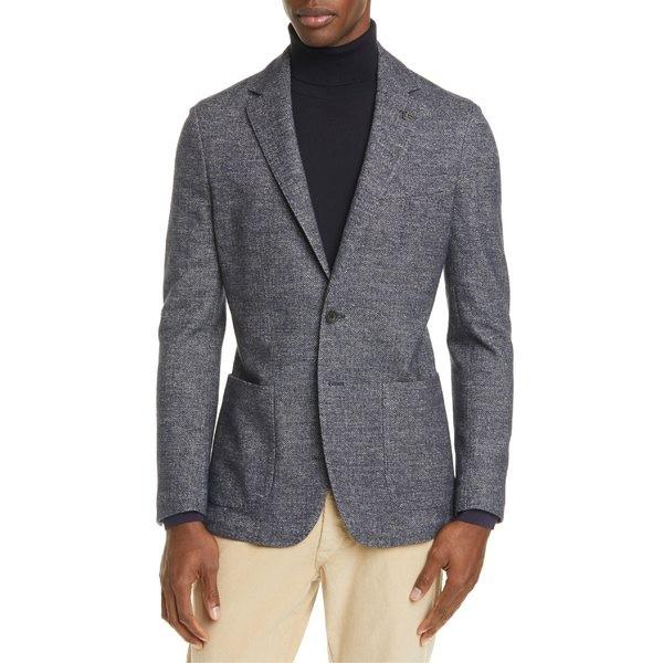 カナーリ ジャケット ブルゾン アウター メンズ Canali Classic Fit Herringbone Wool Linen Blend Sport Coat Blue Bpbd Jatengprov Go Id