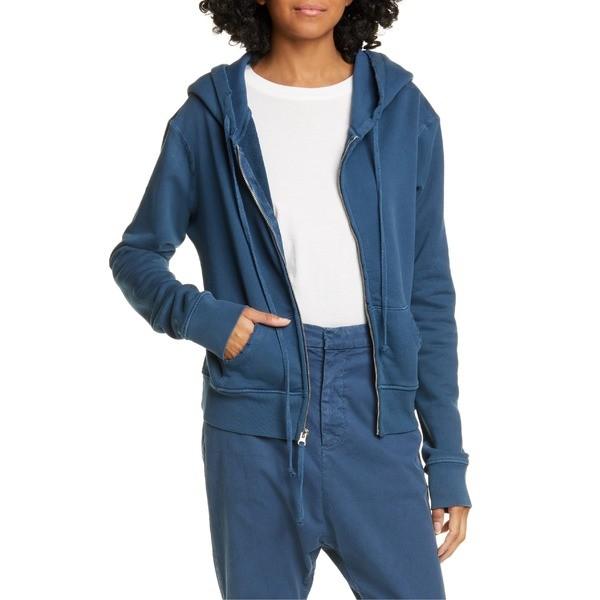 ニリロータン パーカー スウェットシャツ アウター レディース Nili Lotan Callie Zip Up Hoodie Vintage Blue Www Mohmmadiyon Com