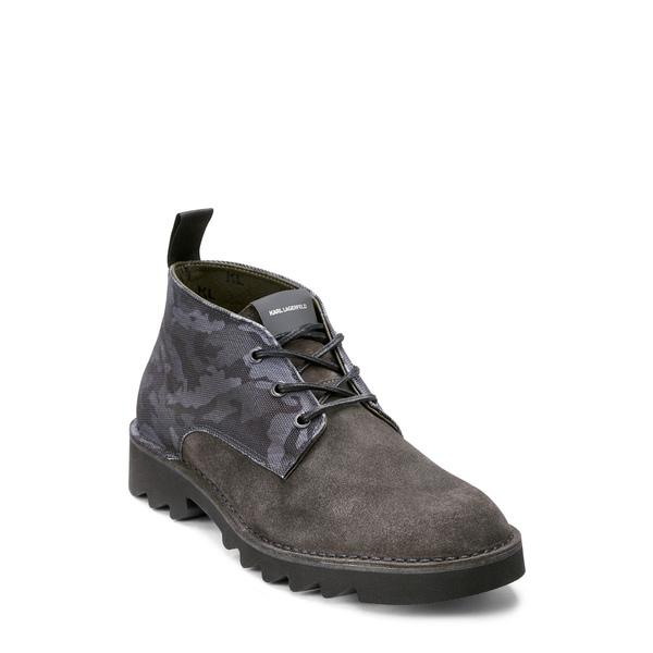 最新作 ブーツ レインブーツ メンズ カールラガーフェルド カールラガーフェルド Grey Boot Chukka メンズ シューズ ブーツ レインブーツ ブーツ Eloiministries Org