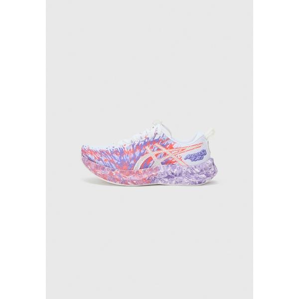 アシックス シューズ レディース フィットネス NOOSA TRI 16 - Road running shoes - white/edo purple