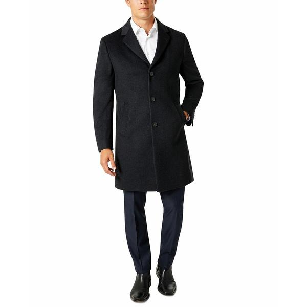 ケネスコール ジャケット＆ブルゾン アウター メンズ Men's Single-Breasted Classic Overcoat Charcoal  :68-2gk3nj1p67-057c:海外インポートファッション asty2 通販 